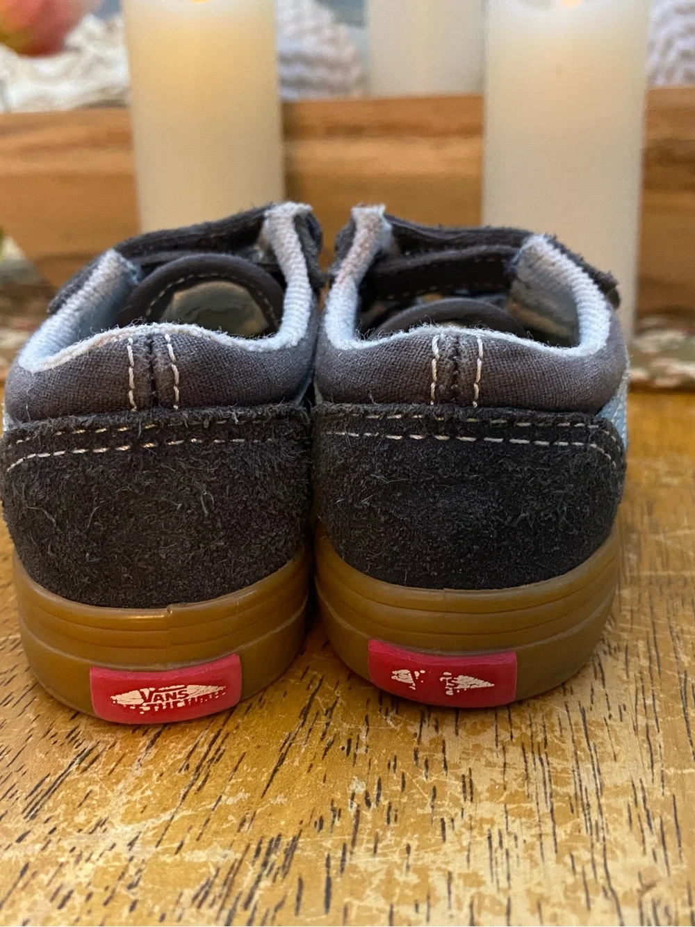 Adorable Vans Old Skool V Shoes…Toddler size 6